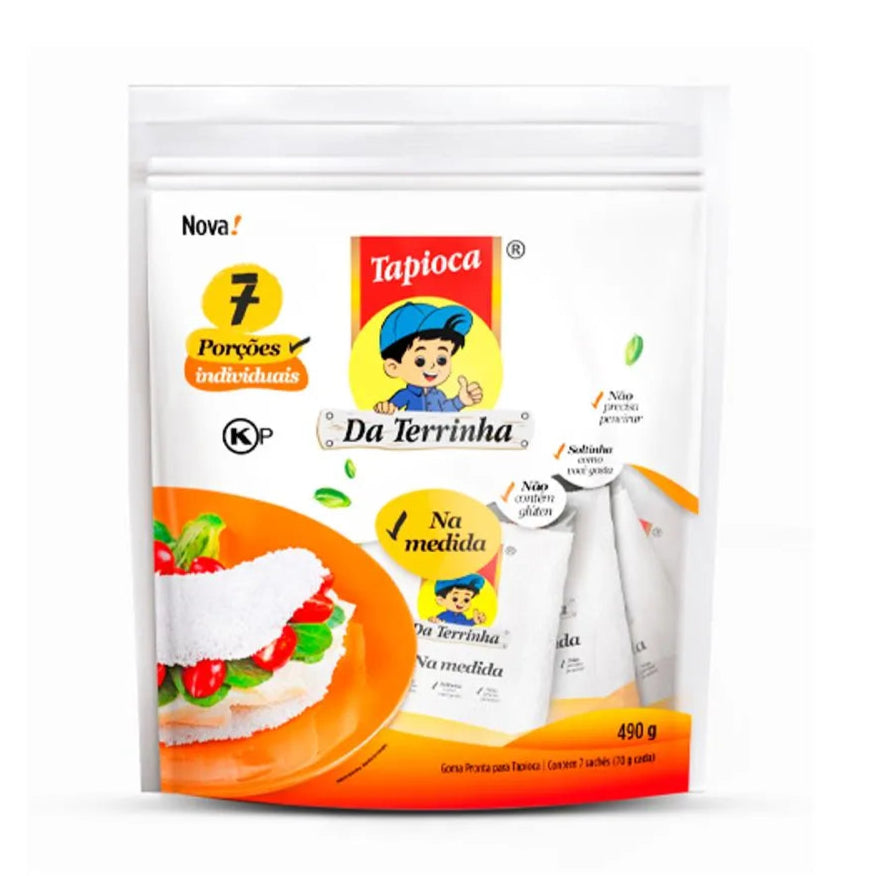 Da Terrinha Cassava Starch "Tapioca" (Individual Pouch / Na Medida) 490g