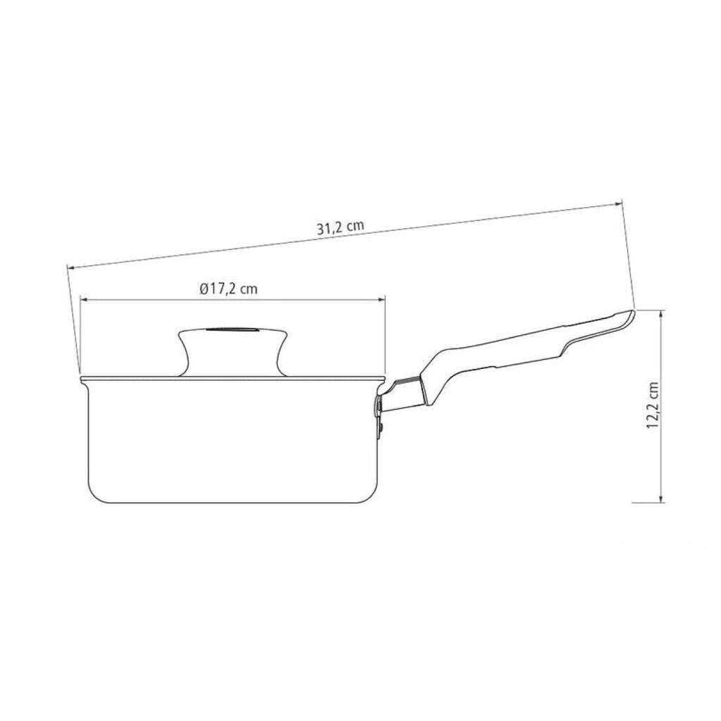TRAMONTINA 16cm Non-Stick Sauce Pan | Formia