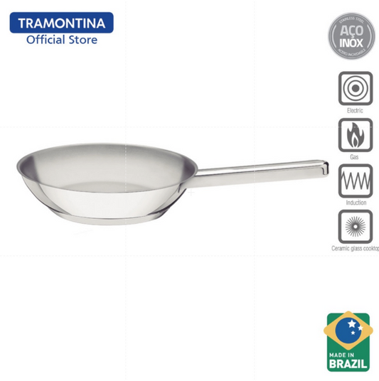 Tramontina Stainless Steel Frying Pan 20cm/24cm (Allegra)