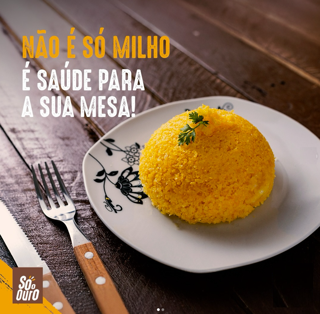 Só o Ouro Flaked Corn Flour (Flocão) 500g