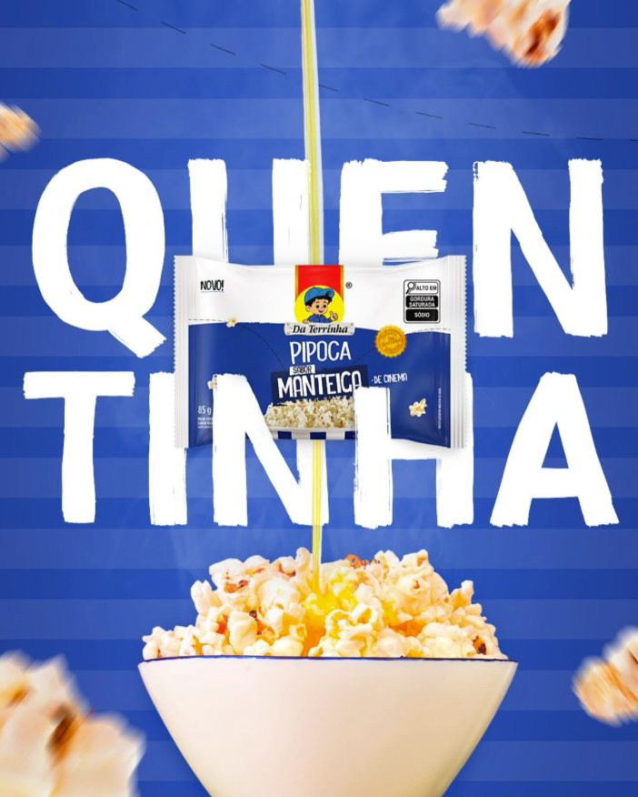 Da Terrinha Microwave Popcorn Cinema Butter Flavor 85g