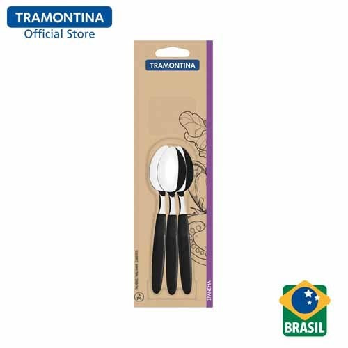 Tramontina Stainless Steel Table / Dining Tea Spoon set 3pcs (Ipanema)