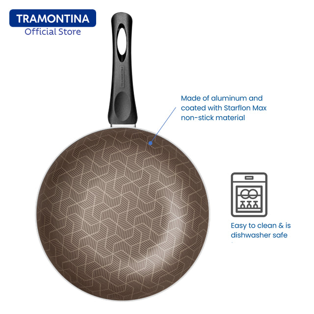 Tramontina Non Stick Deep Stir - Frying Pan 28cm (Paris)