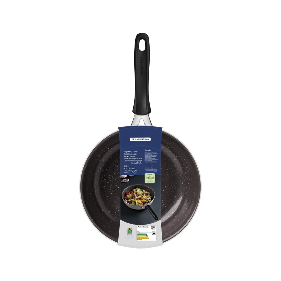 Tramontina Tunis 24cm Deep Frying Pan