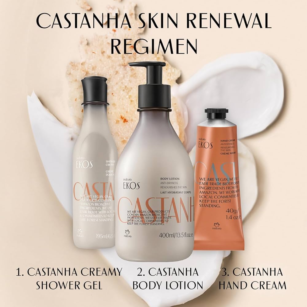 Natura Ekos Castanha Monopack Bar Soap Set 4x100g