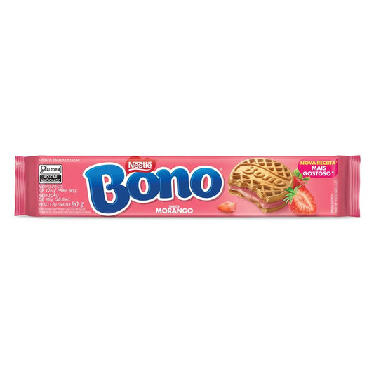 Nestlé Bono Strawberry Filled Cookies 90g - CLOSE TO EXPIRE