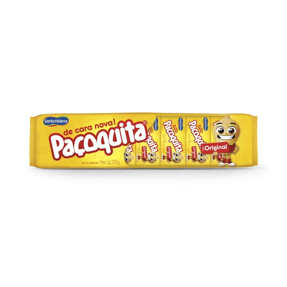 Santa Helena Peanut Candy Tablets "Paçoquita" 216g