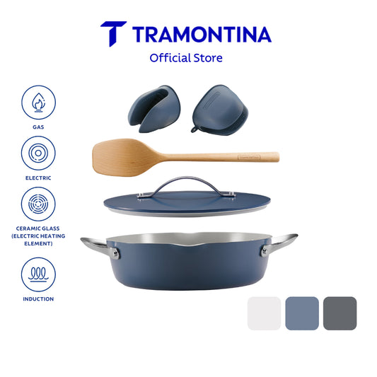 Tramontina 5pcs Multi-Purpose Pan Set 28cm Fiora