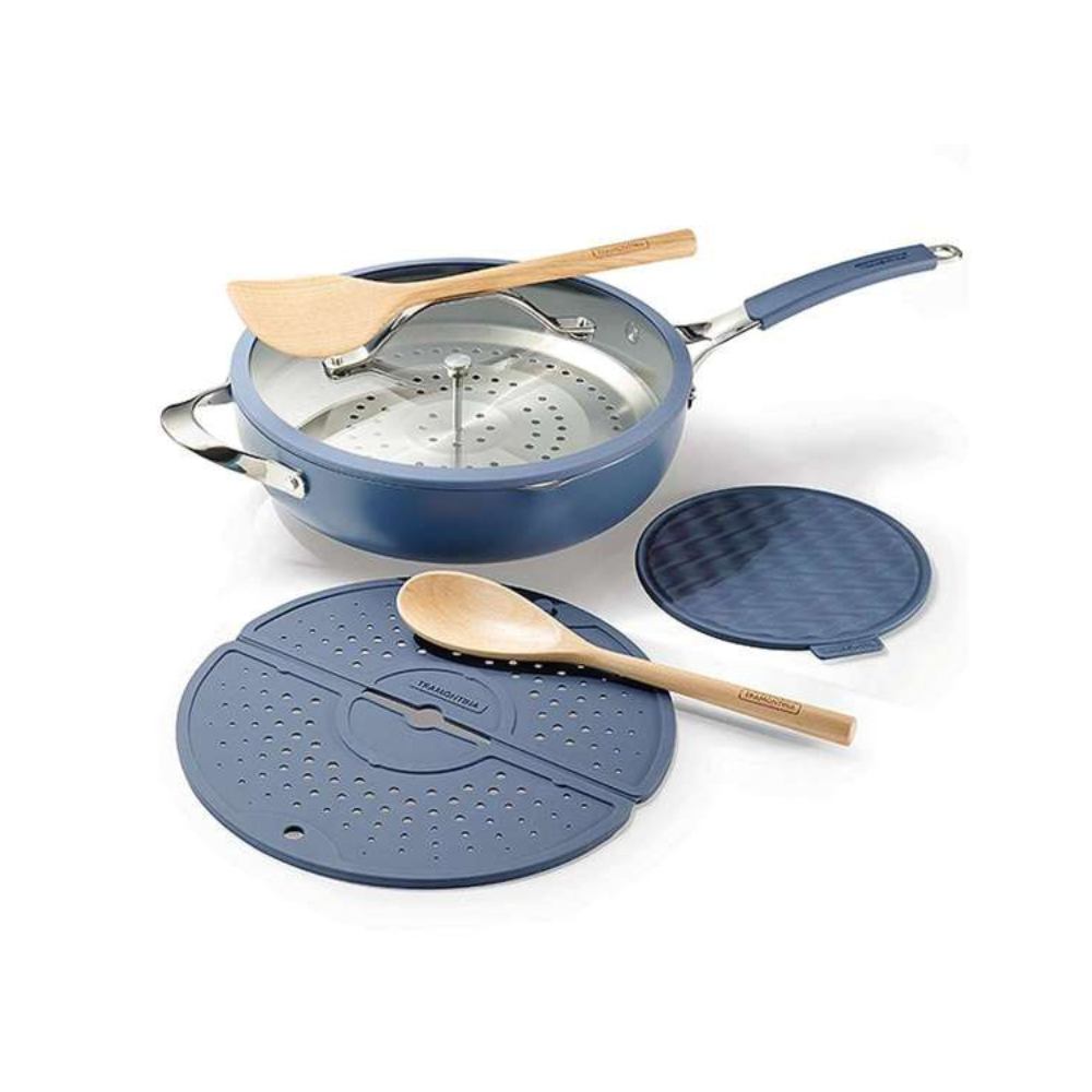 Tramontina All-In-One Plus 30cm 7 Pcs Wok Pan Set