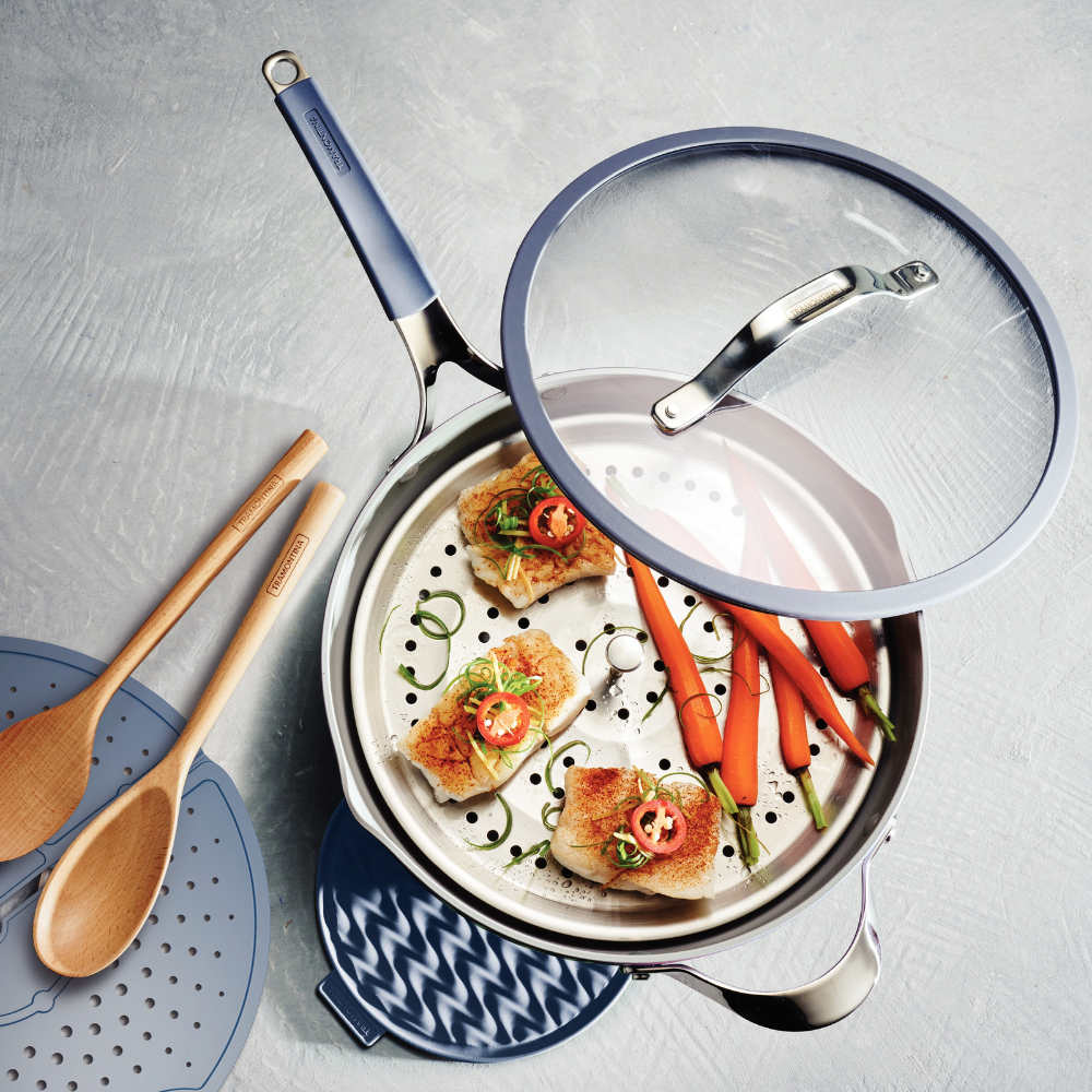 Tramontina All-In-One Plus 30cm 7 Pcs Wok Pan Set