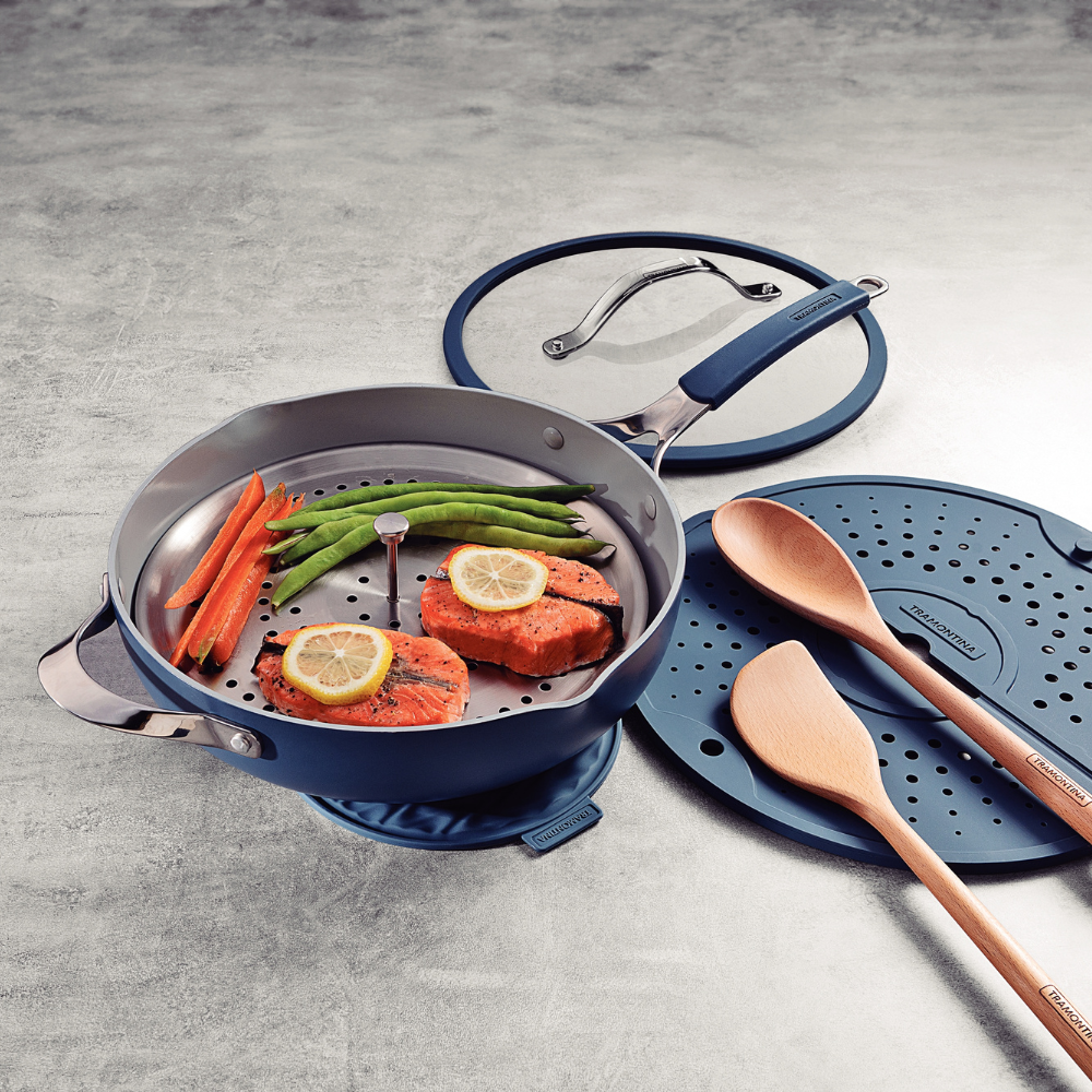 Tramontina All-In-One Plus 30cm 7 Pcs Wok Pan Set