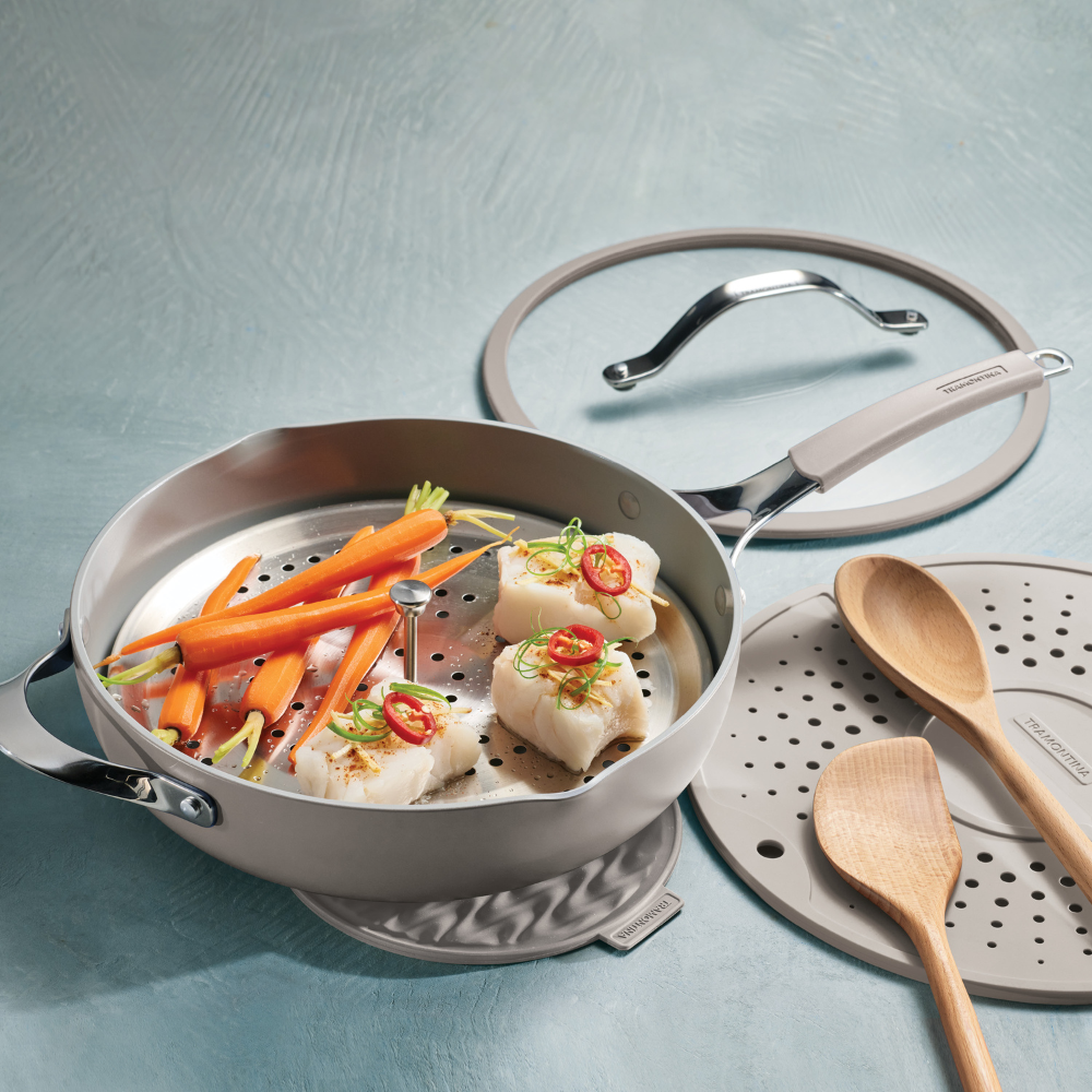 Tramontina All-In-One Plus 30cm 7 Pcs Wok Pan Set