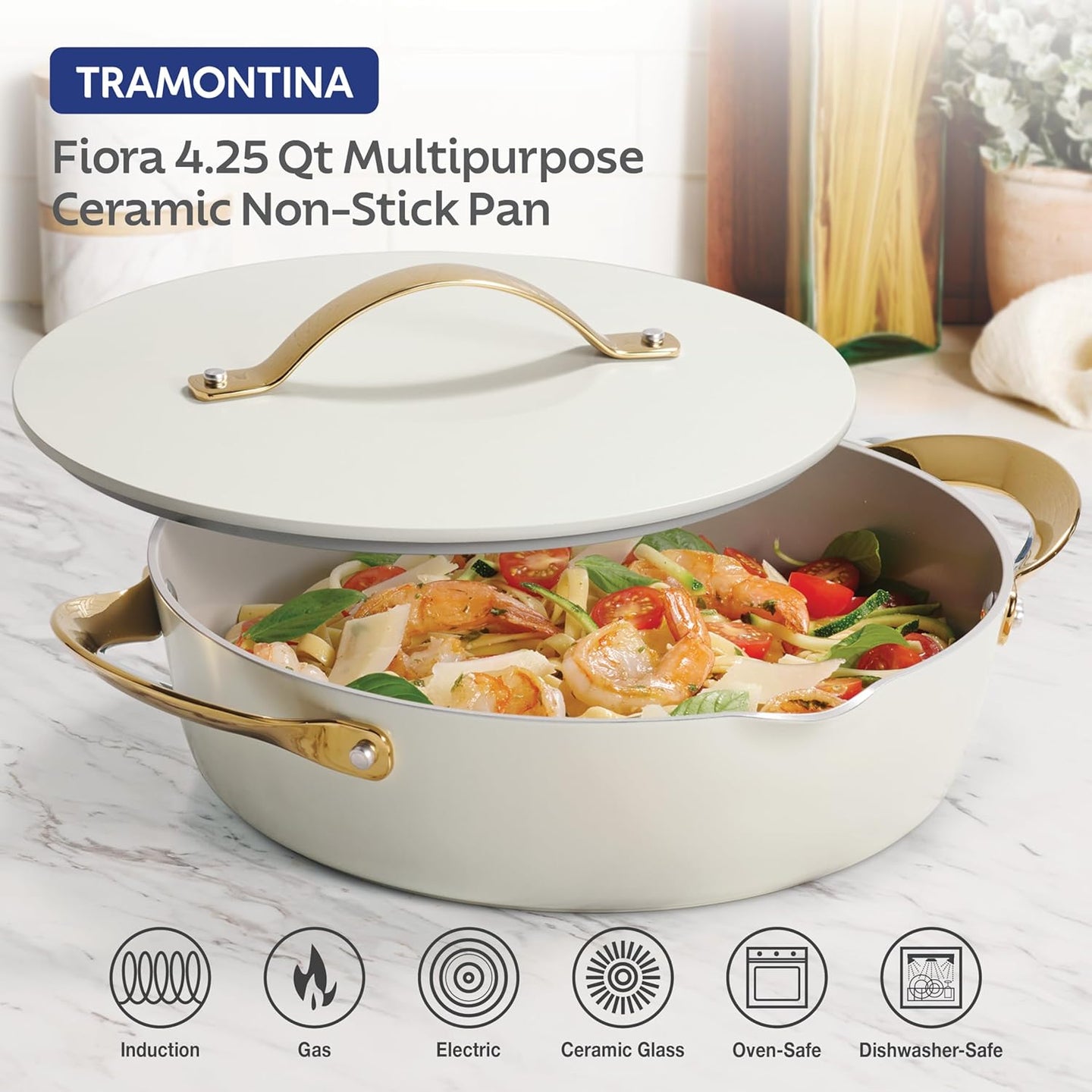 Tramontina 5pcs Multi-Purpose Pan Set 28cm Fiora