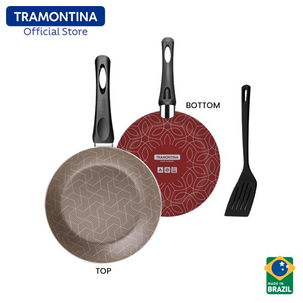 TRAMONTINA 20cm/24cm Non Stick Frying Pan with Free Spatula | Paris