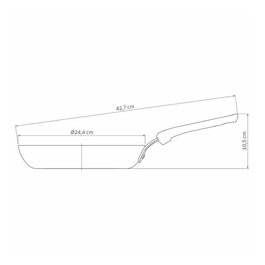 Tramontina Tunis 24cm Frying Pan