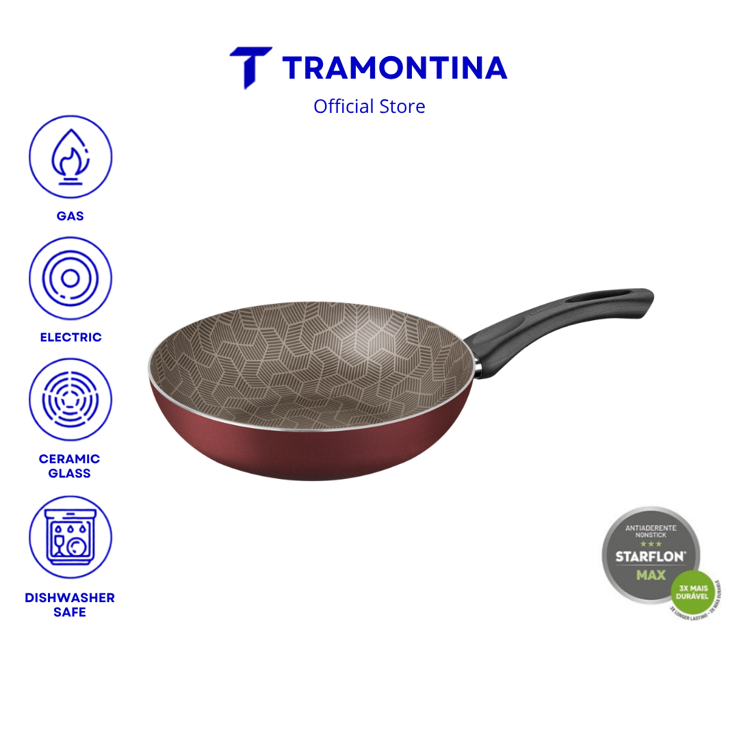 Tramontina Non Stick Deep Stir - Frying Pan 28cm (Paris)