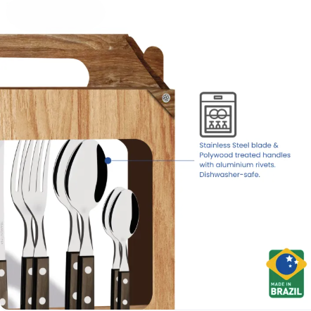 Tramontina Dining / Tableware Set 24pcs (Polywood)