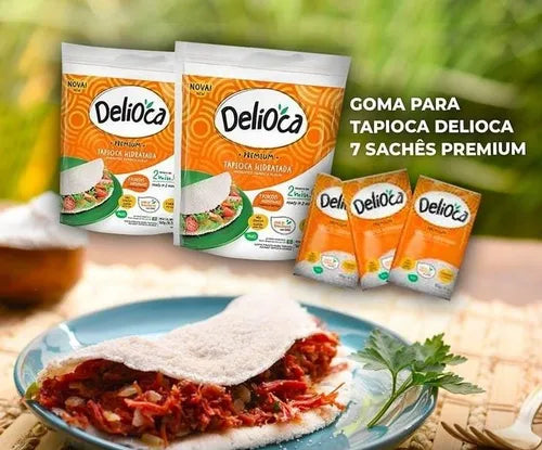 Da Terrinha Cassava Starch "Tapioca" Delioca Premium (Individual Pouch) 560g