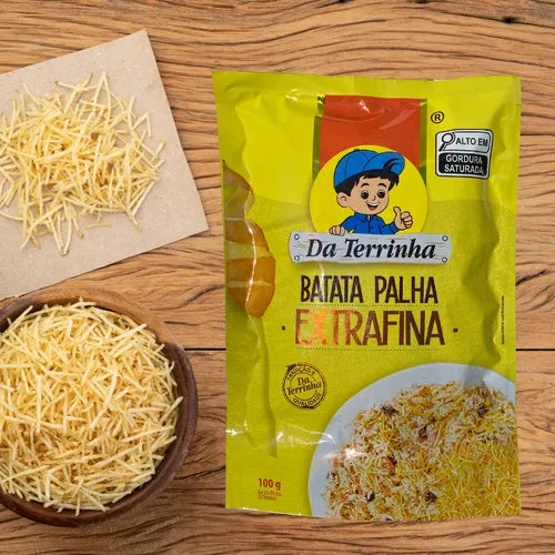 Da Terrinha Shoestring Potatoes Extra Thin "Batata Palha Extra Fina" 100g