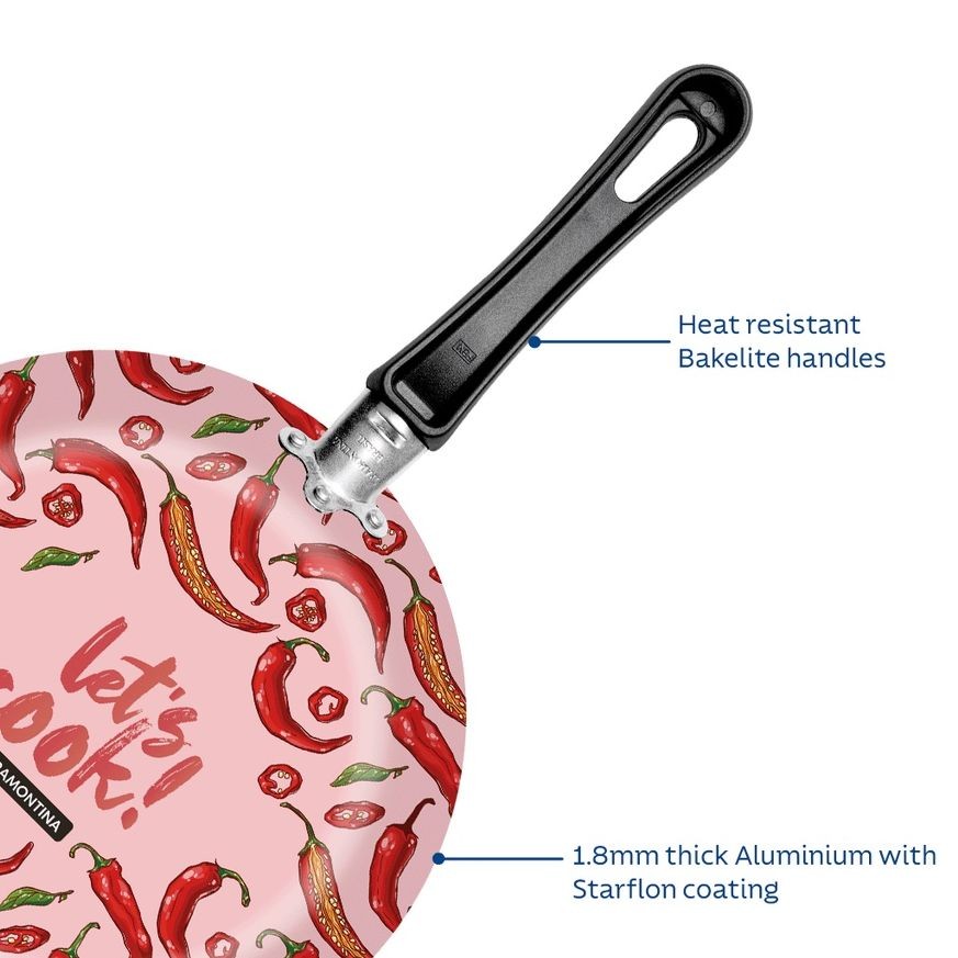 Tramontina Starflon Max Non-Stick Aluminum Frying Pan 24cm (Vivacor)