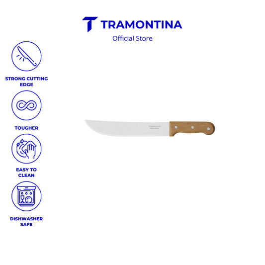 Tramontina 10" Carbon Steel Blade Forest Machete With Wooden Handle