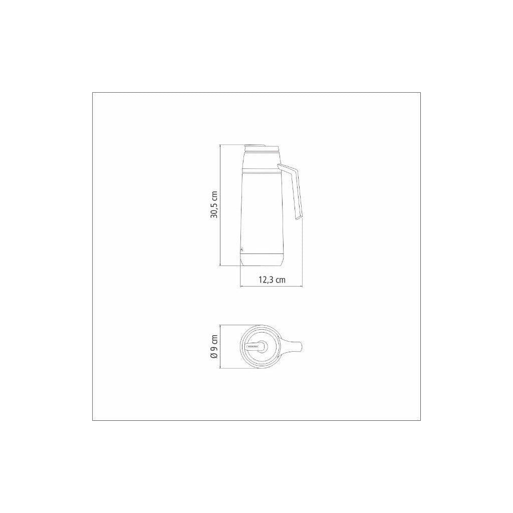 Tramontina Stainless Steel Thermal Container 1L (Exata)