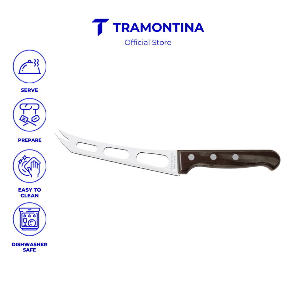 Tramontina Stainless Steel Cheese Knife 6" (Polywood)