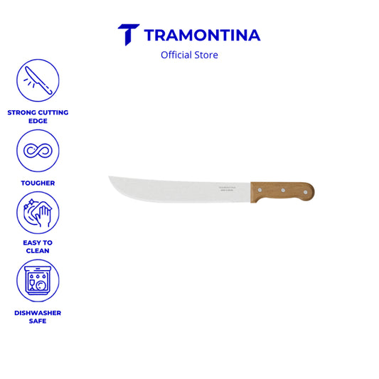 Tramontina 12" Carbon Steel Blade Forest Machete With Wooden Handle