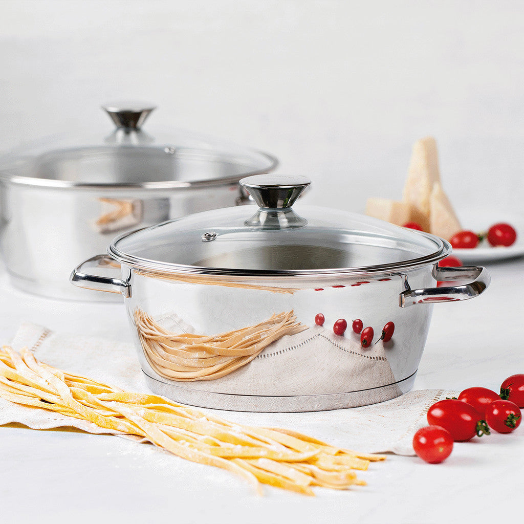 Tramontina Stainless Steel Pot/Casserole 24cm (Allegra)