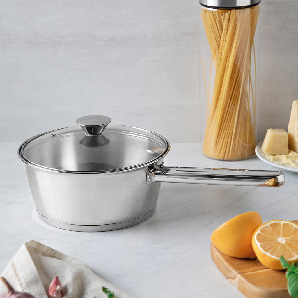 Tramontina Stainless Steel Sauce Pan with Triple-ply Bottom 16cm (Allegra)