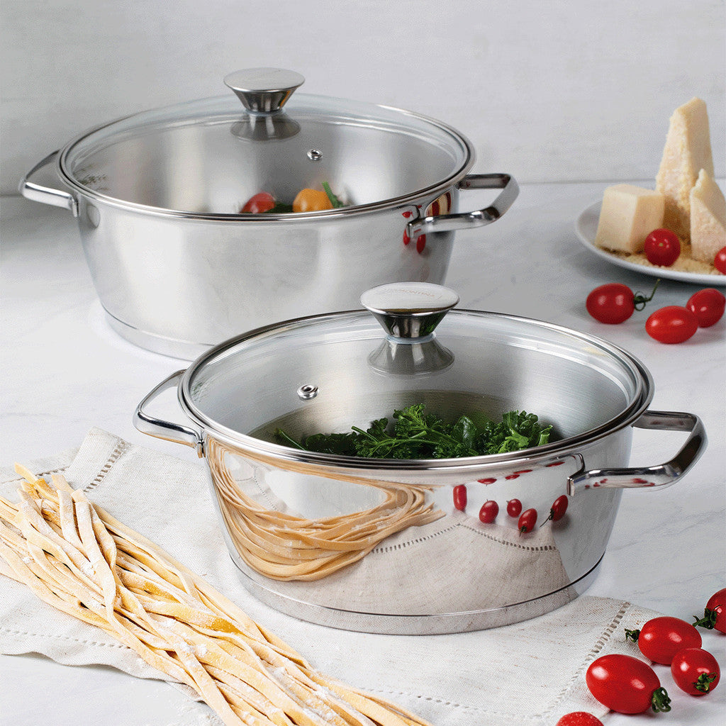 Tramontina Stainless Steel Pot/Casserole 24cm (Allegra)