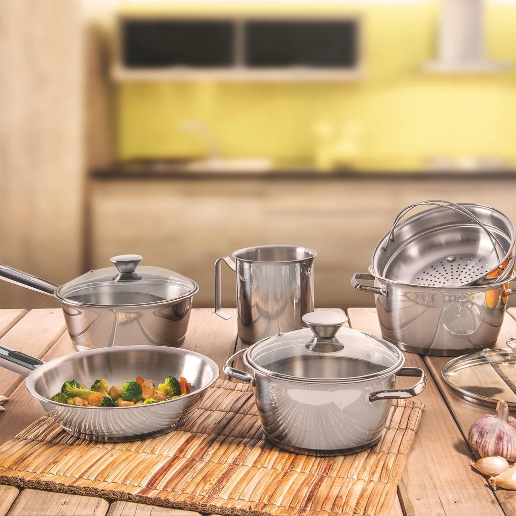 Tramontina Stainless Steel Sauce Pan with Triple-ply Bottom 16cm (Allegra)