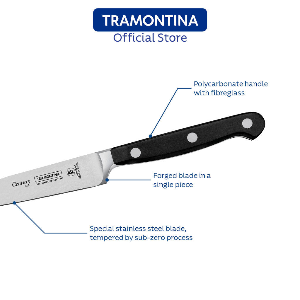 Tramontina 3" Peeling Knife Stainless Steel Century