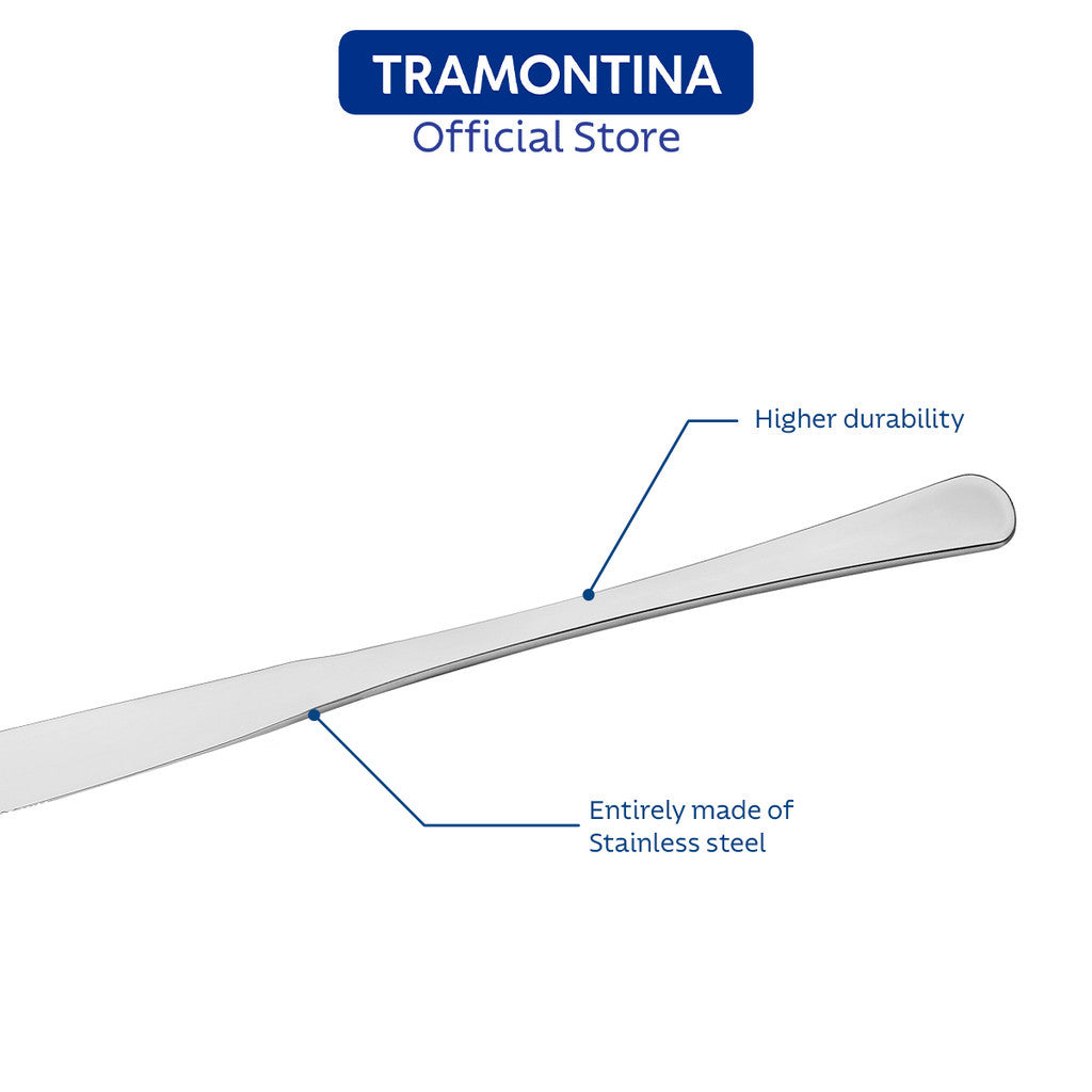 Tramontina Stainless Steel Table / Dining Knife Set 3pcs (Havana)
