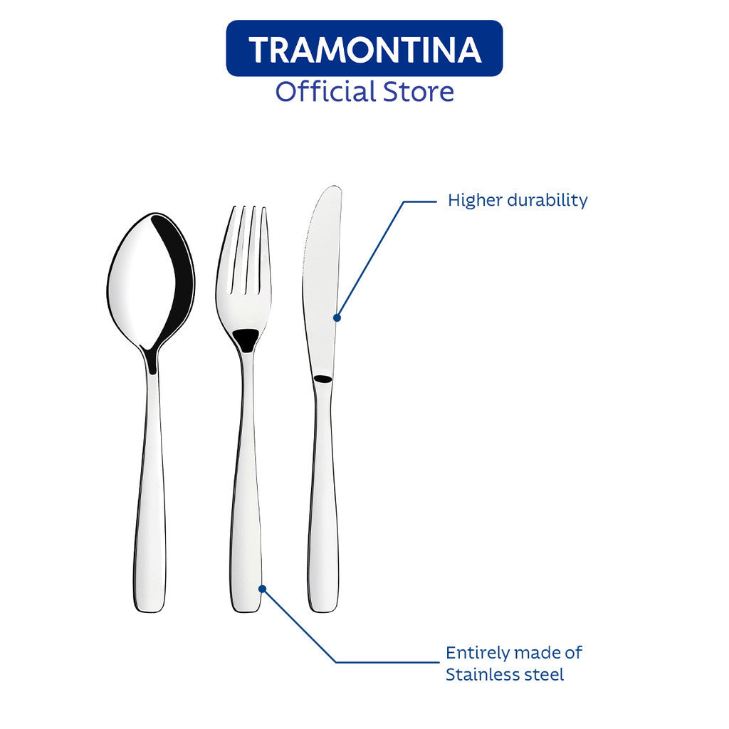 Tramontina Stainless Steel Table / Dining Set 24pcs (Amazonas)