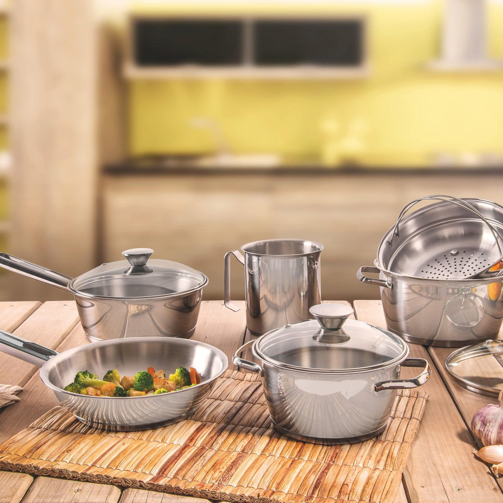 Tramontina Stainless Steel Pot/Casserole 24cm (Allegra)