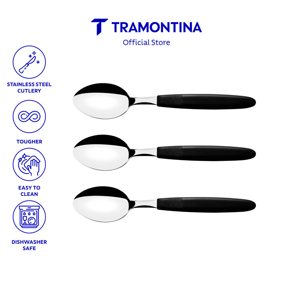 Tramontina Stainless Steel Table Spoon Set 3pcs (Ipanema)