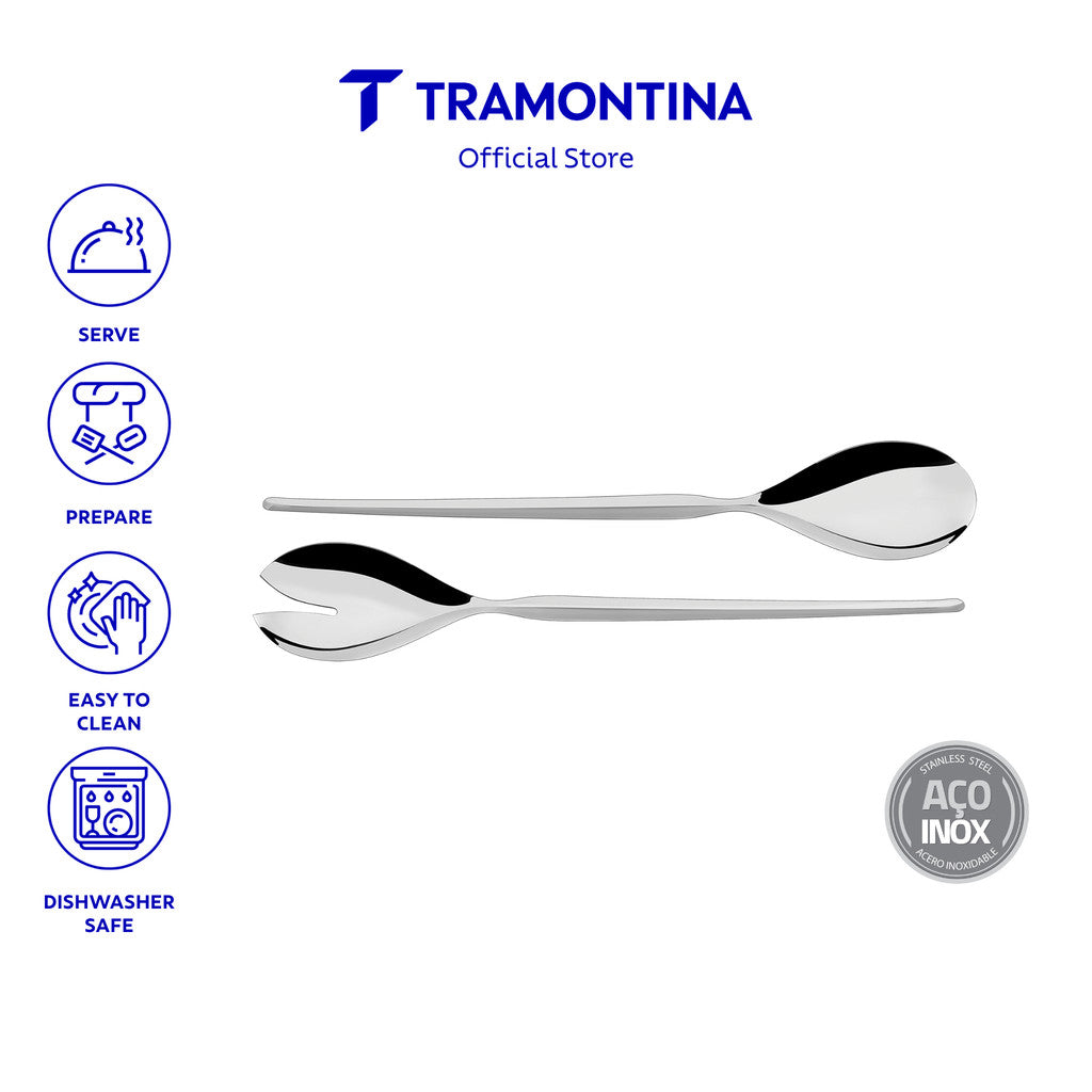 Tramontina Stainless Steel Salad Set (Essentials)