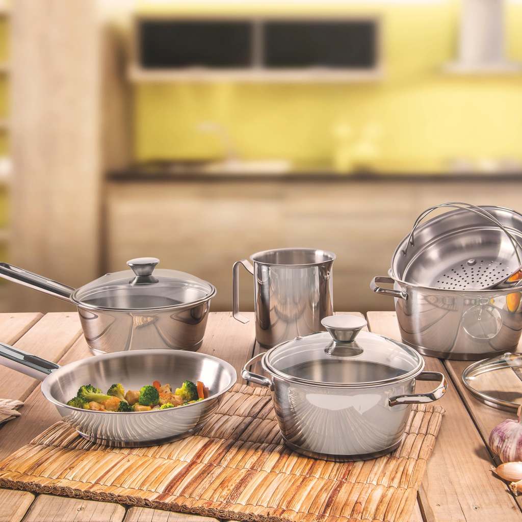 Tramontina Stainless Steel Deep Casserole 20cm (Allegra)