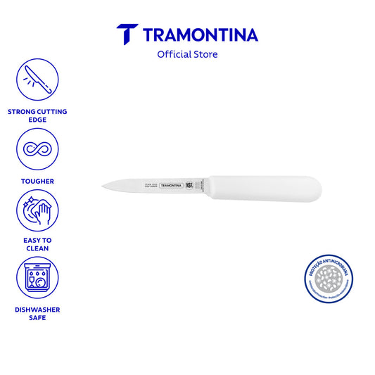 Tramontina Stainless Steel Paring Knife with Antibacterial Protection Handle 4" (Professional Master)