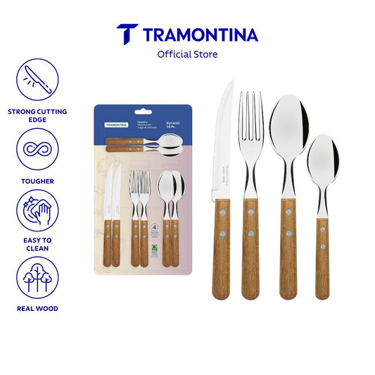 Tramontina Stainless Steel Tableware Set 16pcs (Dynamic)